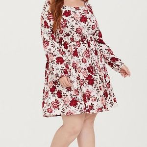 Torrid Drawstring Skater Dress
